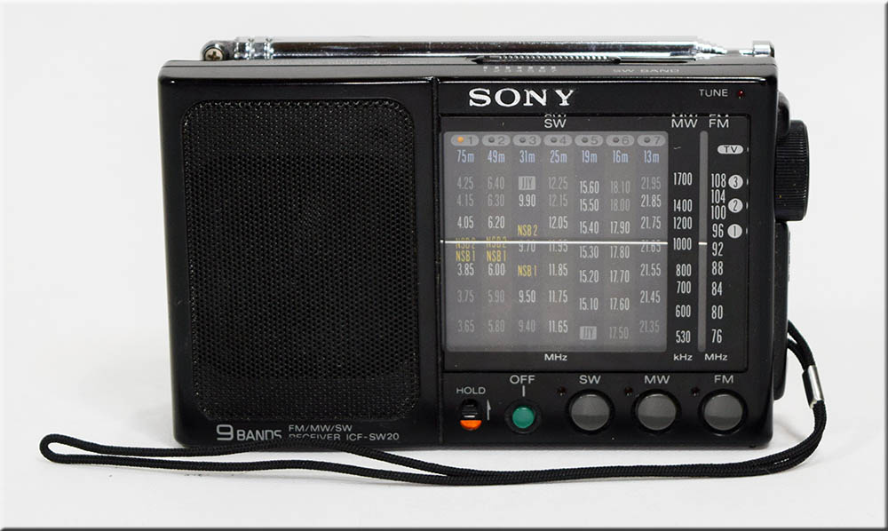 SONY MODEL ICF-SW20 FM/AM/SW1-7 9BAND RADIO