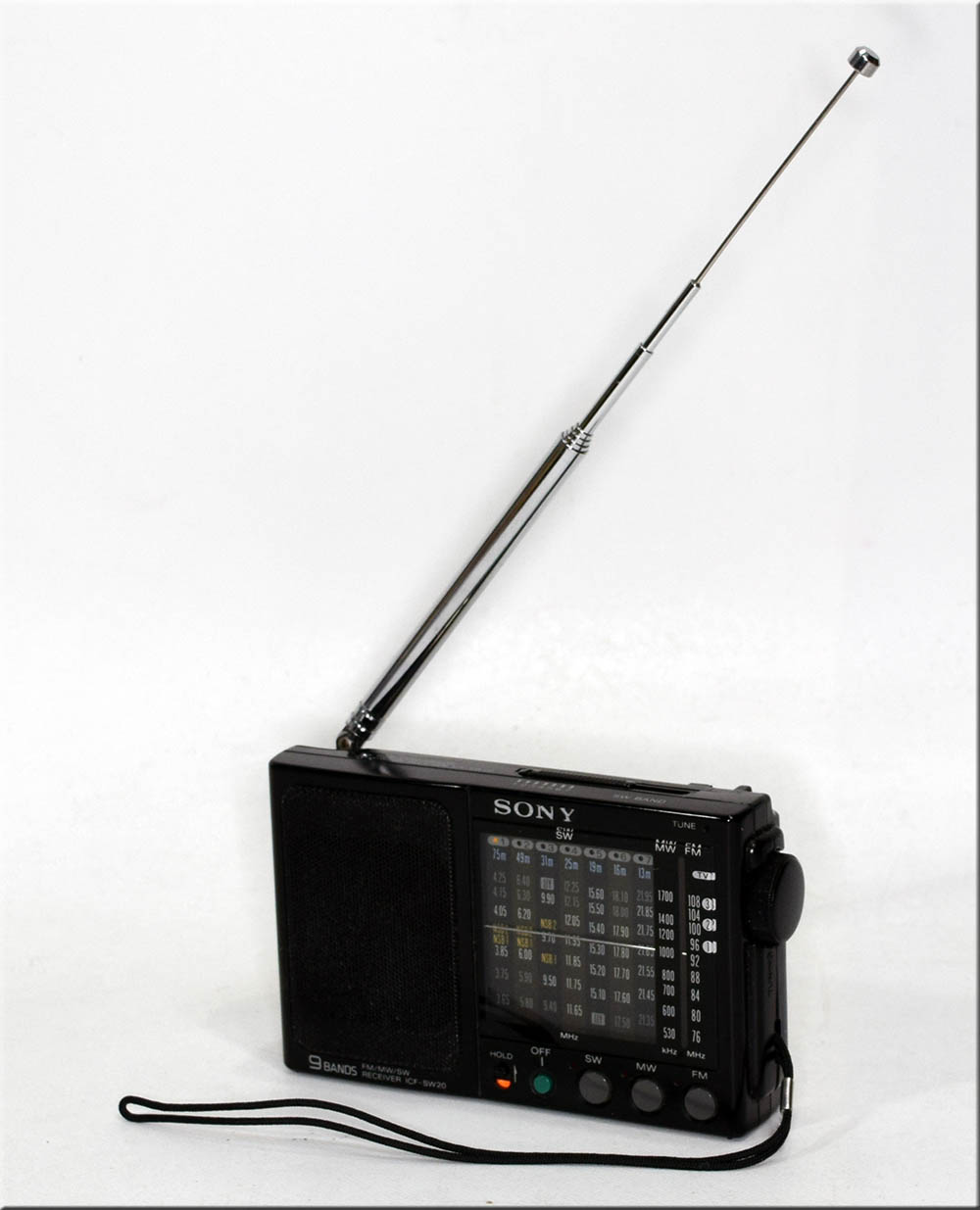 SONY MODEL ICF-SW20 FM/AM/SW1-7 9BAND RADIO