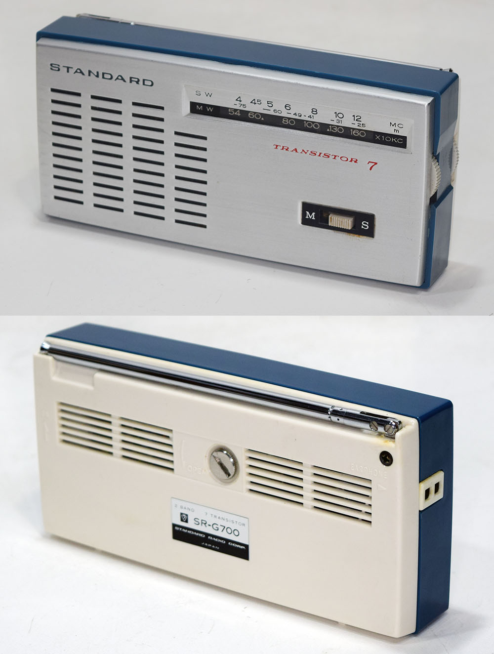 昭和レトロ STANDARD 8石トランジスターラジオ 1965年発送